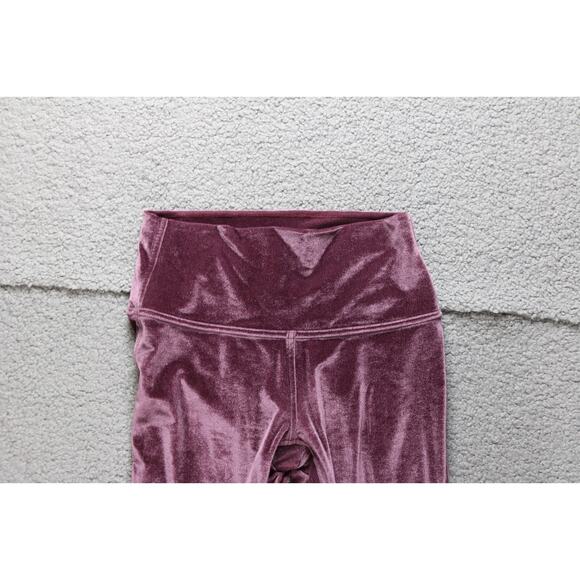 Lululemon Legging 6 Deep Maroon Wunder Under Special Edition Velvet Garnet - Picture 6 of 11